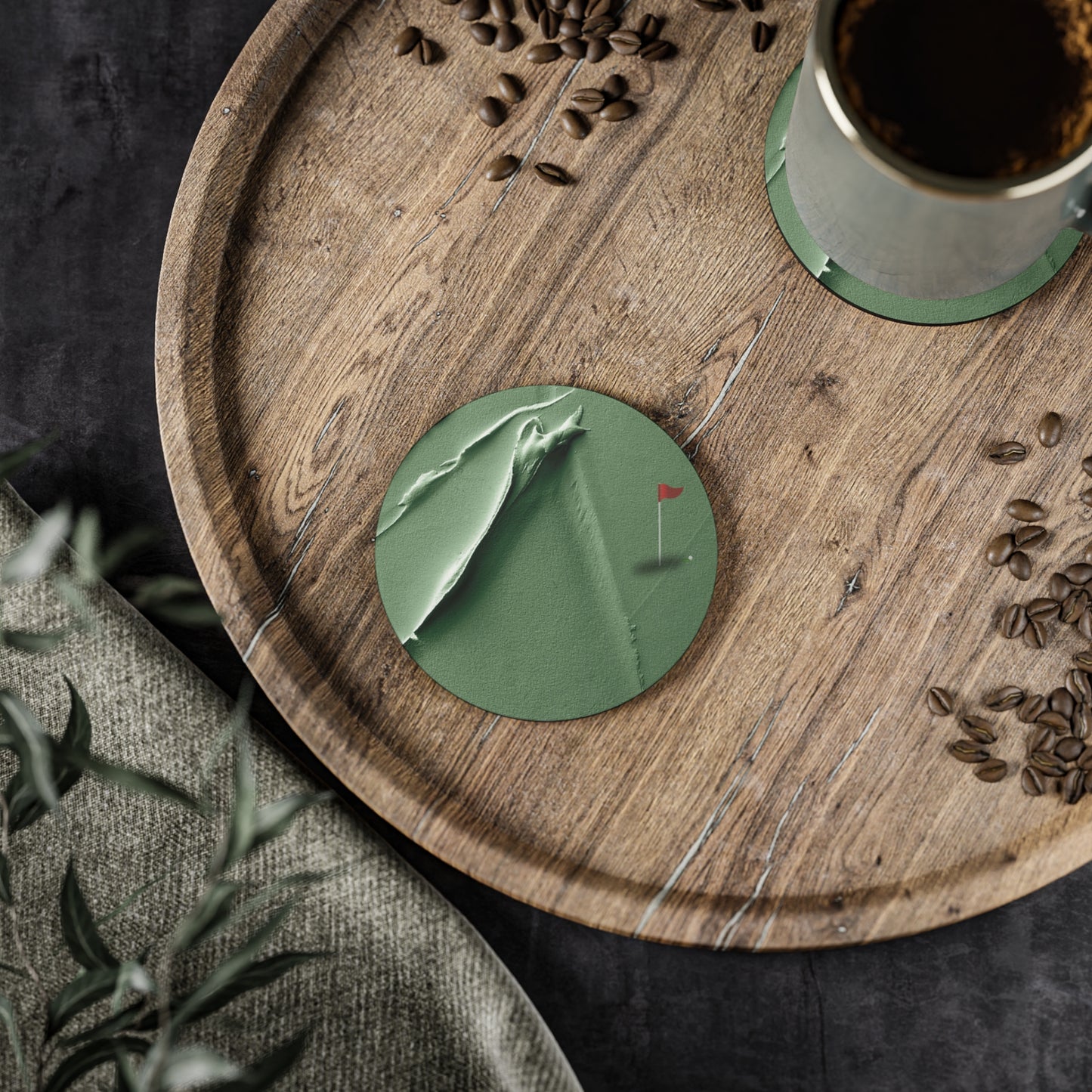 Hole in One | Hand Painted Coasters