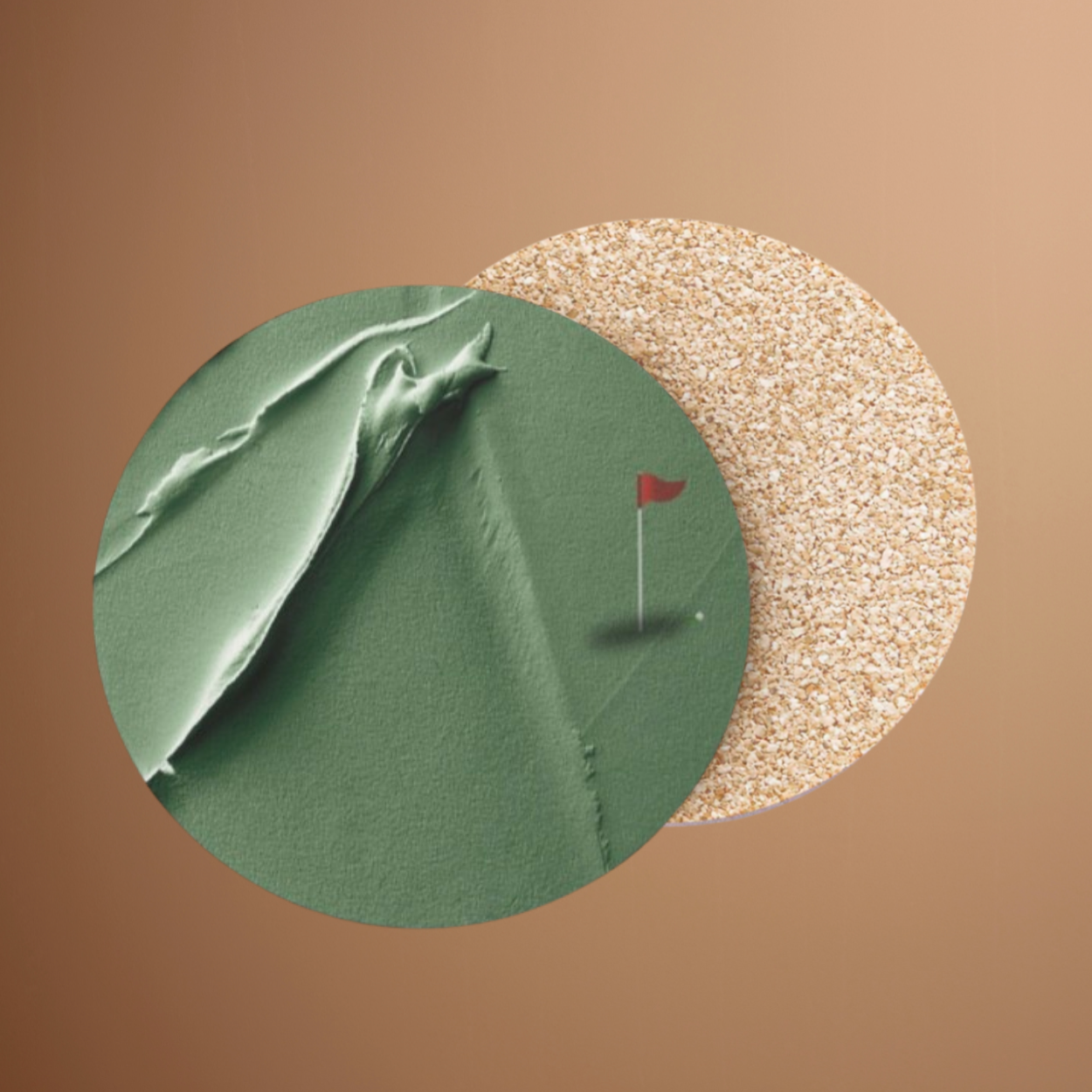 Hole in One | Hand Painted Coasters